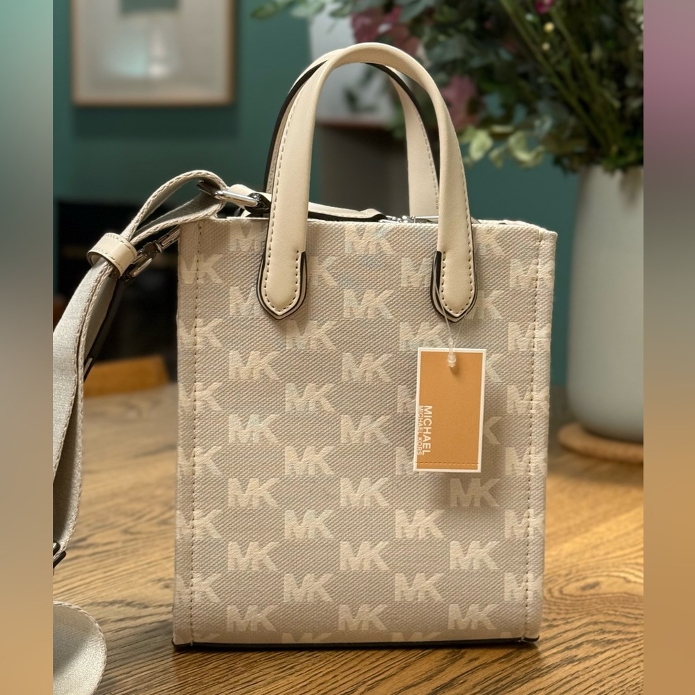 Mercer Extra-Small Logo and Leather Crossbody Bag